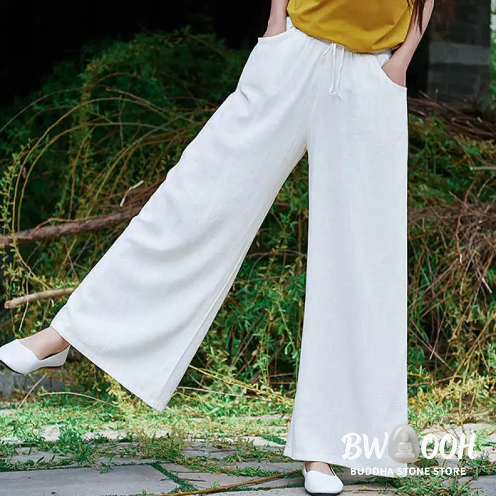 BWOOOH printed wide-leg yoga pants - Plain Wide Leg Pants Dance Women&