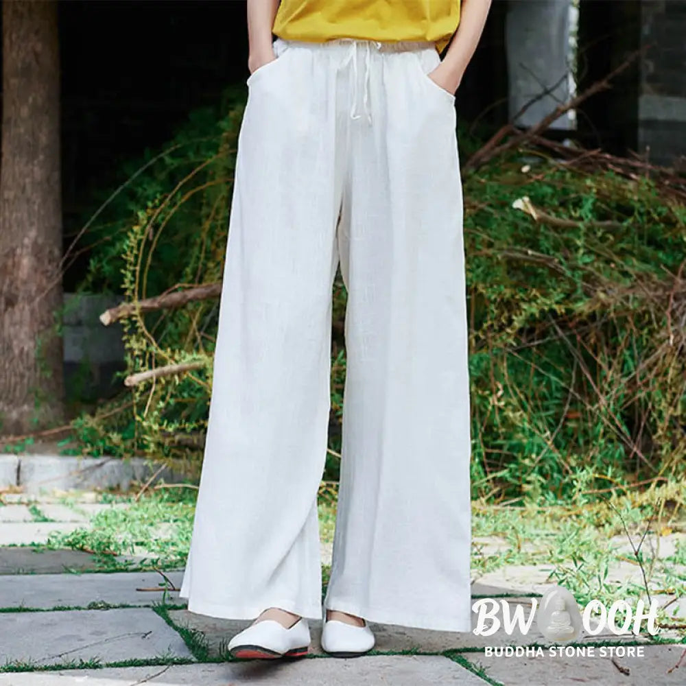 BWOOOH printed wide-leg yoga pants - Plain Wide Leg Pants Dance Women&