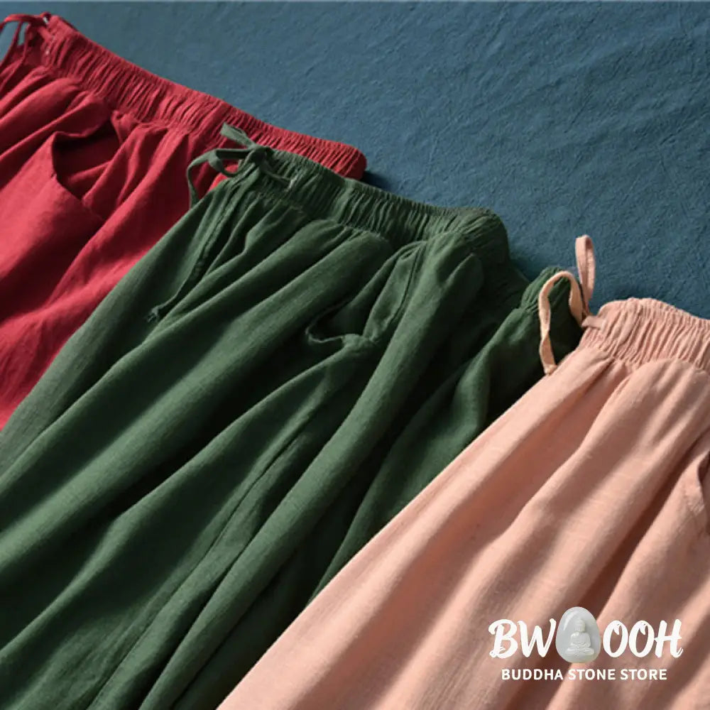 BWOOOH printed wide-leg yoga pants - Plain Wide Leg Pants Dance Women&