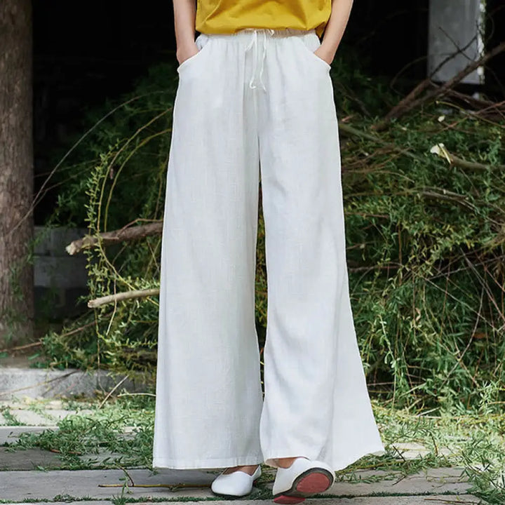 BWOOOH printed wide-leg yoga pants - Plain Wide Leg Pants Dance Women&