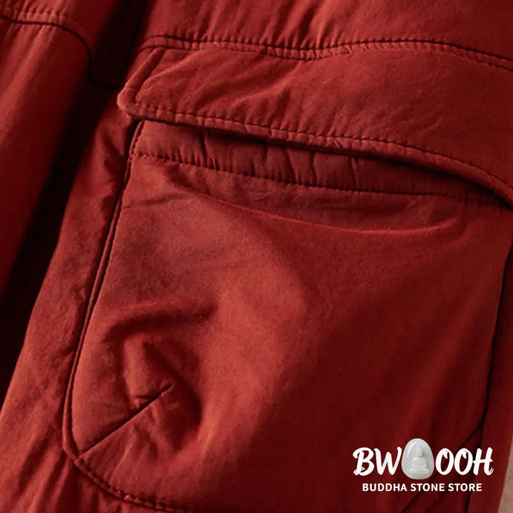 Buddha Stones Plain Women’s Harem Thick Pants With Pockets - Women’s Harem Pants
