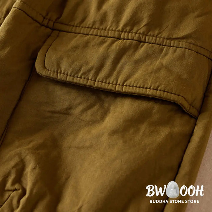 Buddha Stones Plain Women’s Harem Thick Pants With Pockets - Women’s Harem Pants