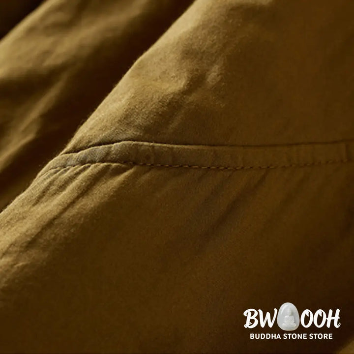 Buddha Stones Plain Women’s Harem Thick Pants With Pockets - Women’s Harem Pants