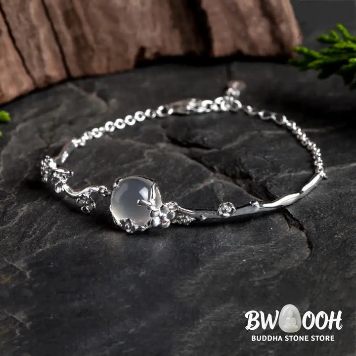 Buddha Stones Plum Blossom Chalcedony Positive Bracelet - BWOOOH - Chalcedony(Positive♥Harmony) - Bracelet