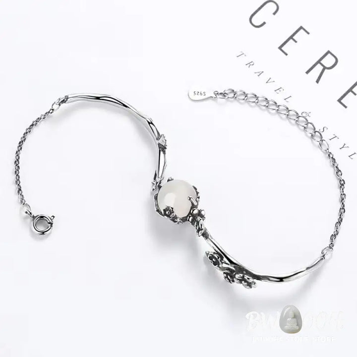 Buddha Stones Plum Blossom Chalcedony Positive Bracelet - BWOOOH - Chalcedony(Positive♥Harmony) - Bracelet