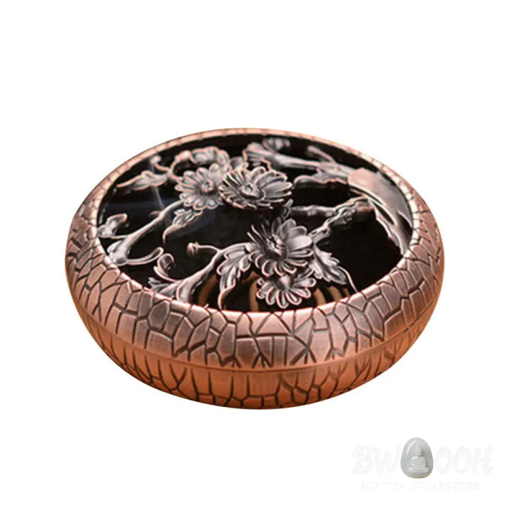 BWOOOH handcrafted incense burner - Plum Flower Orchid Chrysanthemum Pa
