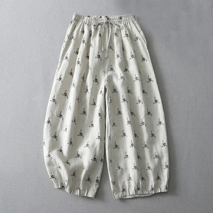 BWOOOH printed harem pants - Polka Dot Floral Pattern Pattern Women&