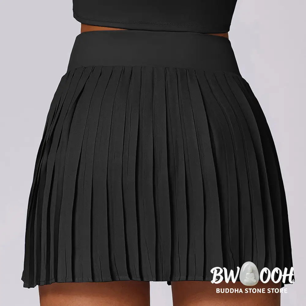 BWOOOH lotus print yoga pants - Polo Collar Crop Tank Top Tennis Skirts 