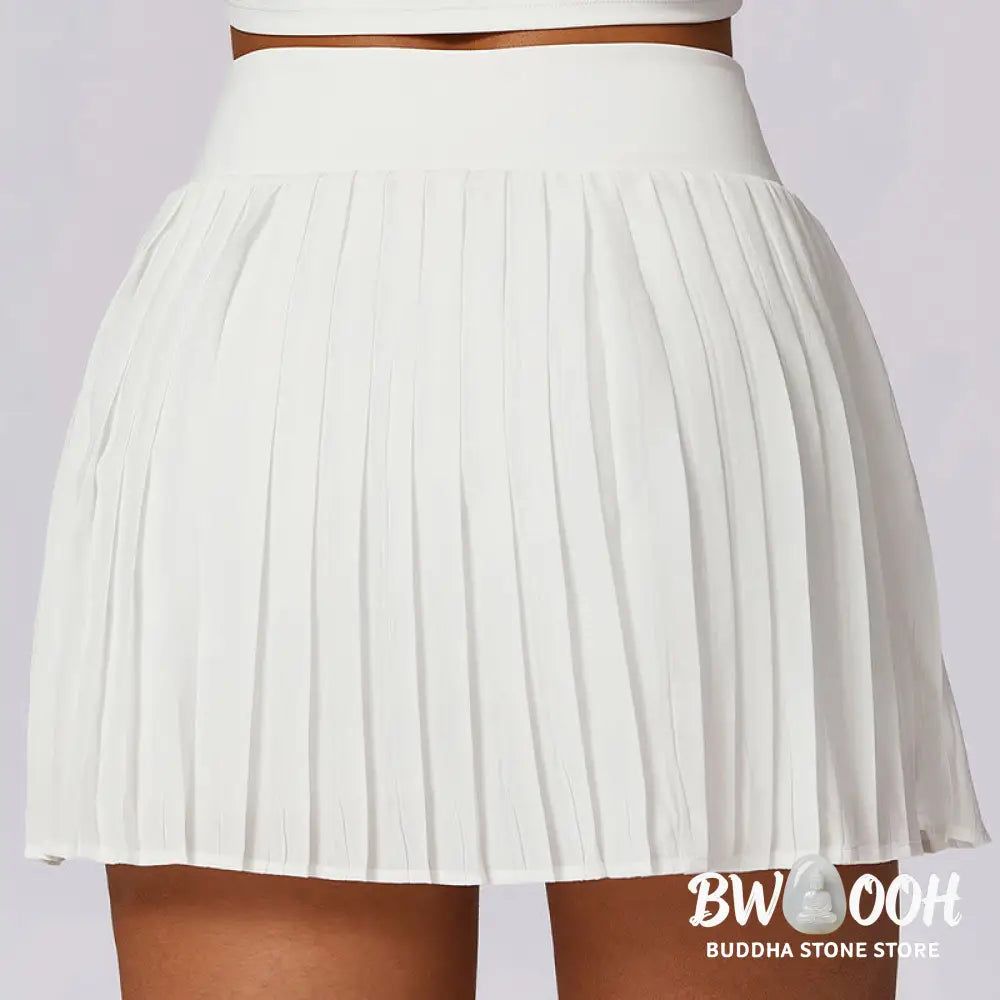 BWOOOH lotus print yoga pants - Polo Collar Crop Tank Top Tennis Skirts 