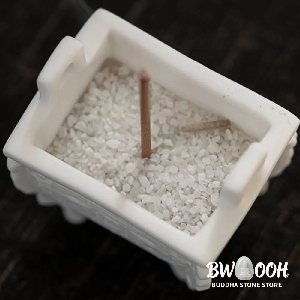 BWOOOH ceramic incense burner - Prosperous Dragon Double Lion Ears 