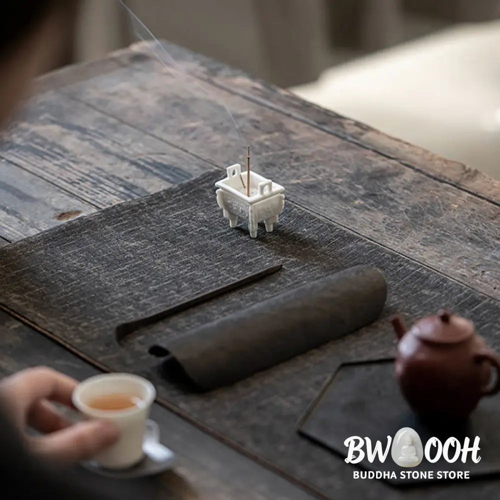 BWOOOH ceramic incense burner - Prosperous Dragon Double Lion Ears 