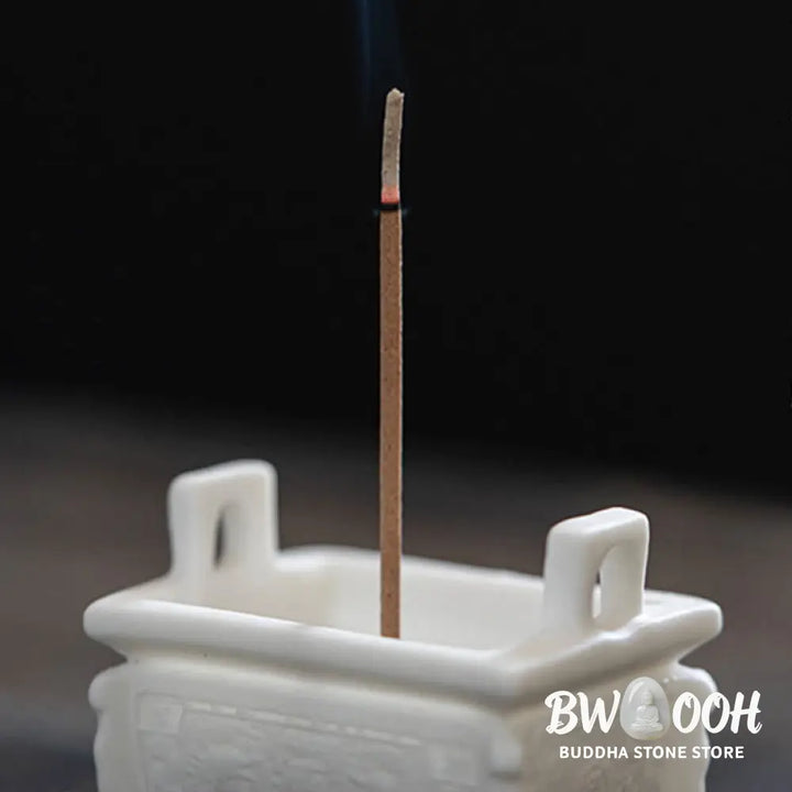 BWOOOH ceramic incense burner - Prosperous Dragon Double Lion Ears 