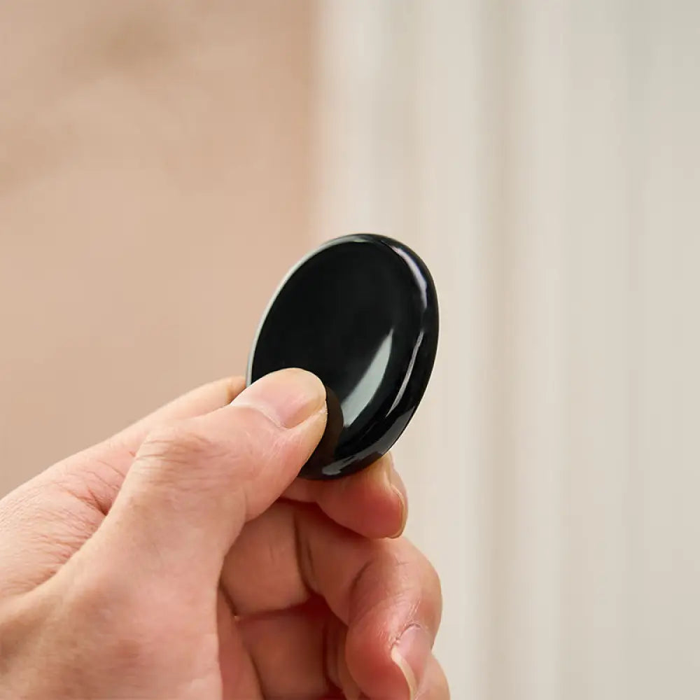 BWOOOH Protection & Grounding Natural Small Black Obsidia