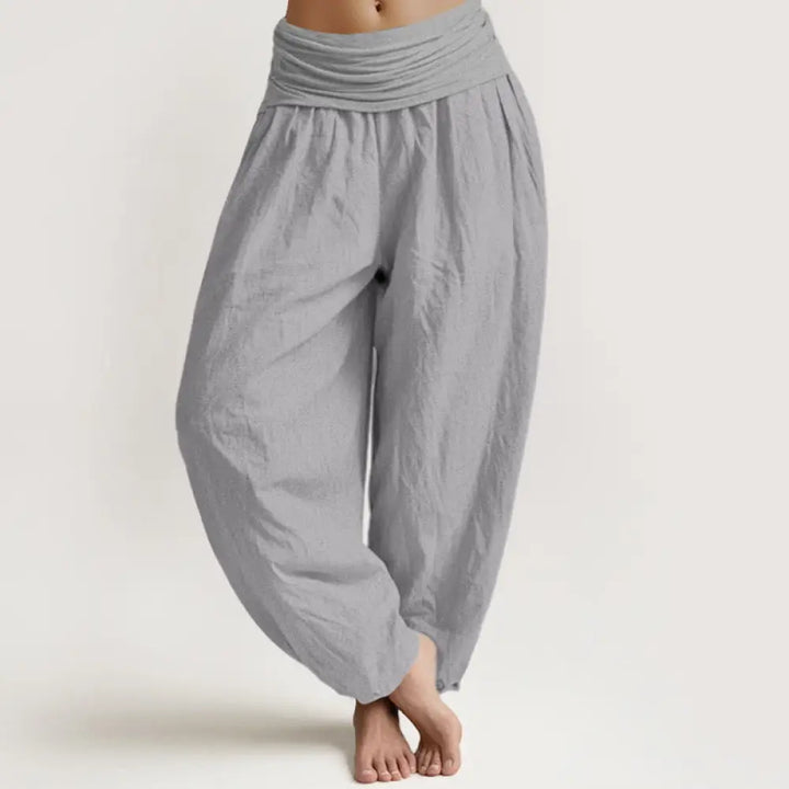 BWOOOH printed harem pants - Pure Cotton LightGrey Women&