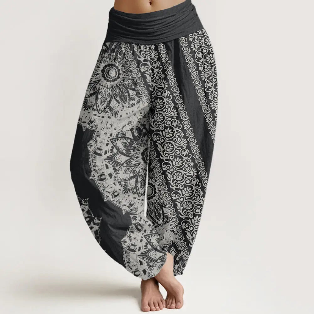 BWOOOH mandala print harem pants - Pure Cotton Mandala Pattern Parallel Flo
