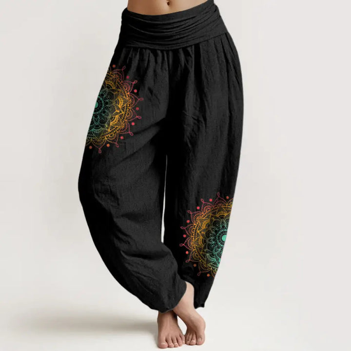 BWOOOH mandala print harem pants - Pure Cotton Simple Style Mandala Pattern