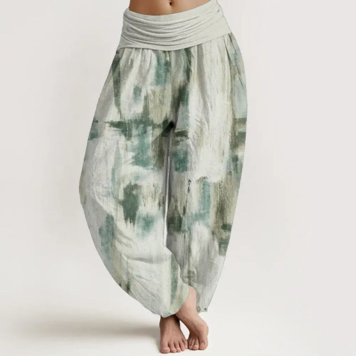 BWOOOH printed harem pants - Pure Cotton Tie Dye Pattern Design Women