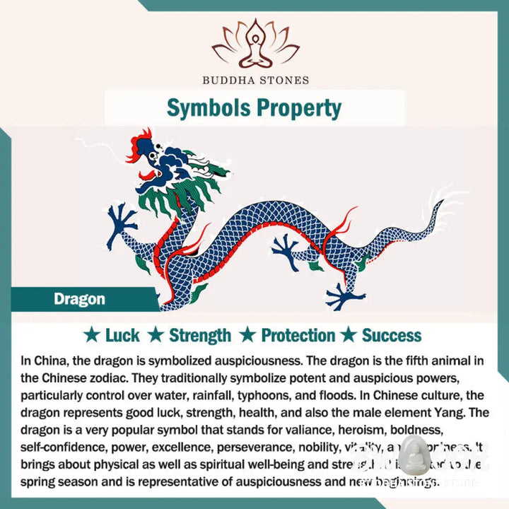 Buddha Stones Pure Tin Dragon Head Luck Protection Metal Necklace Pendant - BWOOOH - Dragon(Protection♥Success)