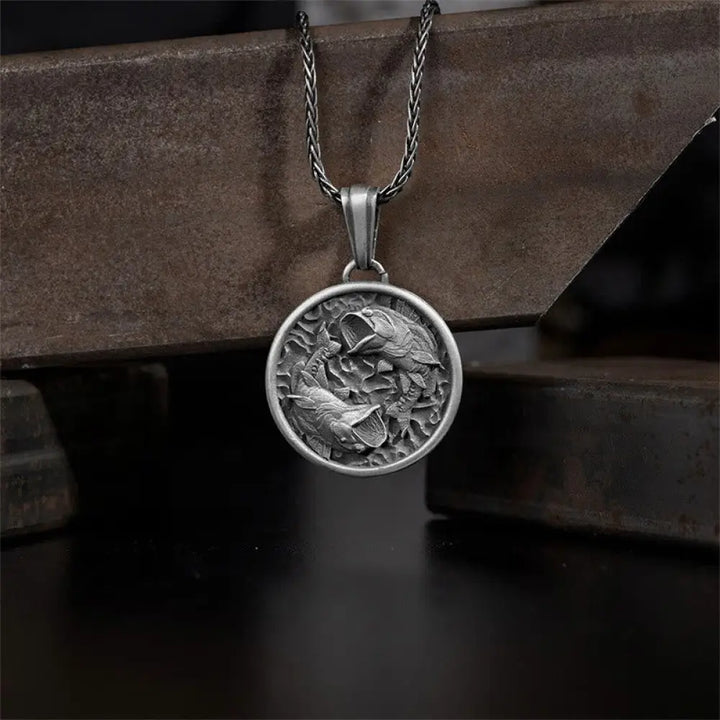 Buddha Stones Pure Tin Polishing Koi Fish Wealth Necklace Pendant - BWOOOH - Pure Tin Koi Fish - Necklaces &amp; Pendants