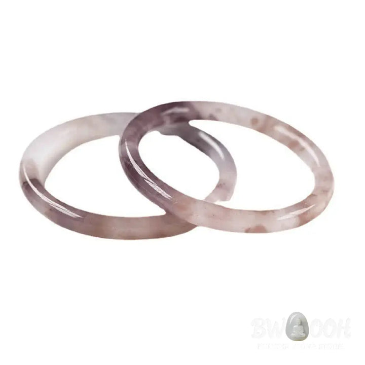 Buddha Stones Purple Golden Silk Jade Wealth Bracelet Bangle - BWOOOH - Bracelet &amp; Bangle