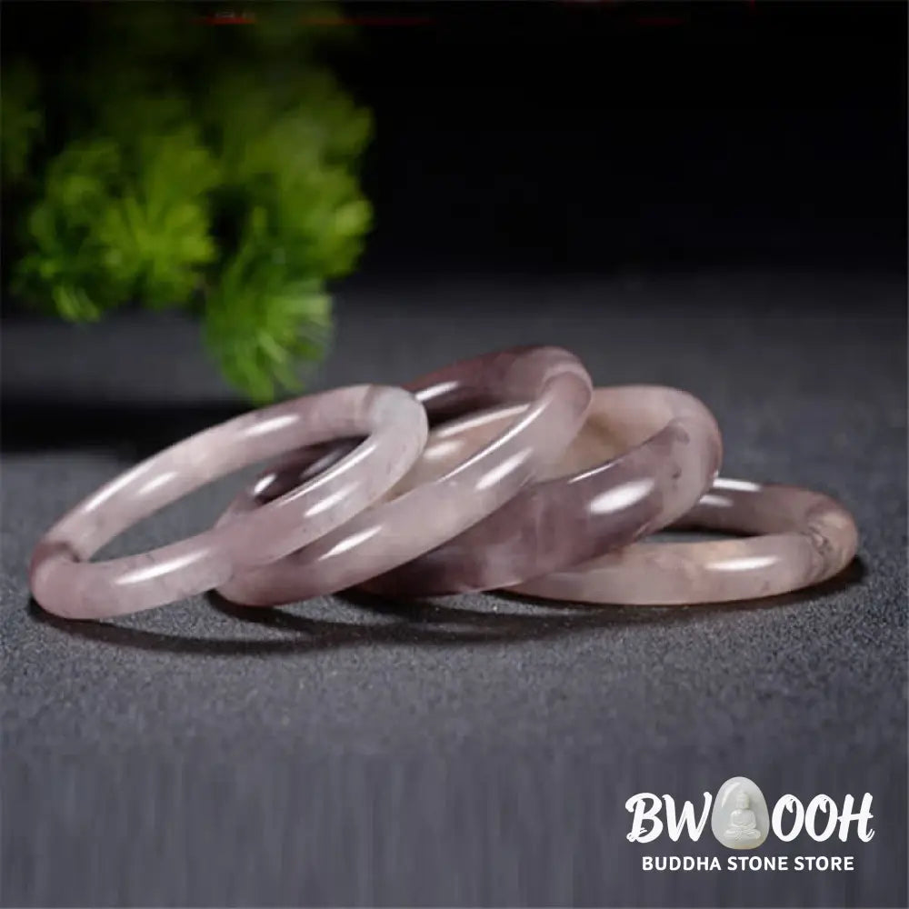 Buddha Stones Purple Golden Silk Jade Wealth Bracelet Bangle - BWOOOH - Bracelet &amp; Bangle
