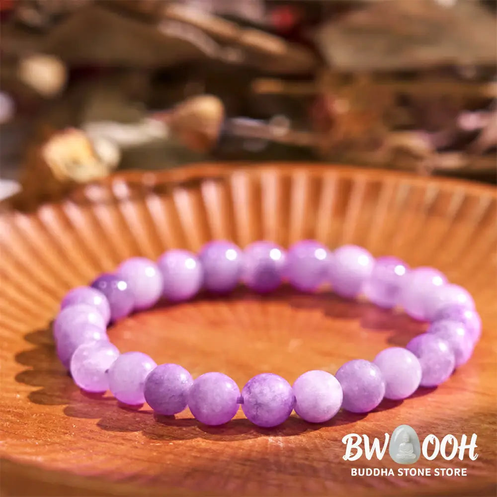 Buddha Stones Purple Mica Stone Positive Bracelet - BWOOOH - Bracelet