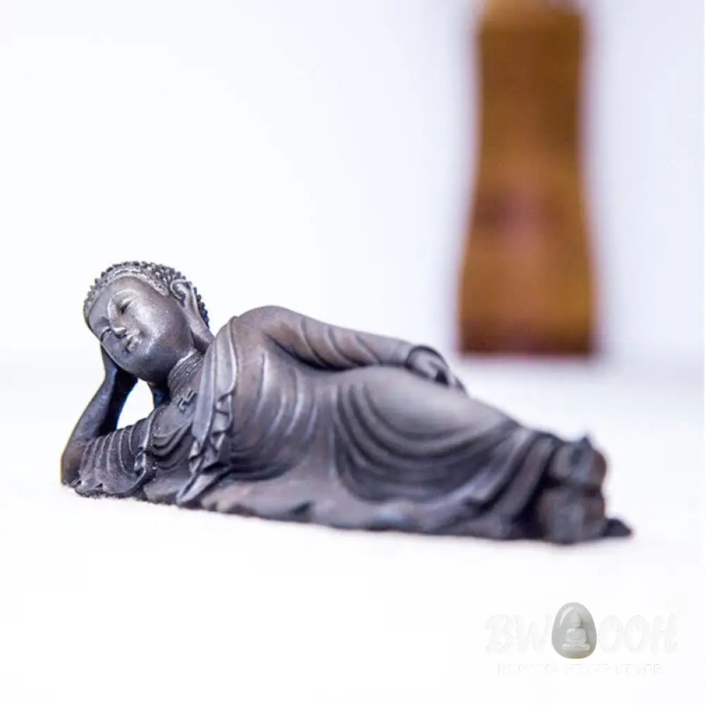 BWOOOH resin Buddha statue - Reclining Buddha Shakyamuni Iron Po