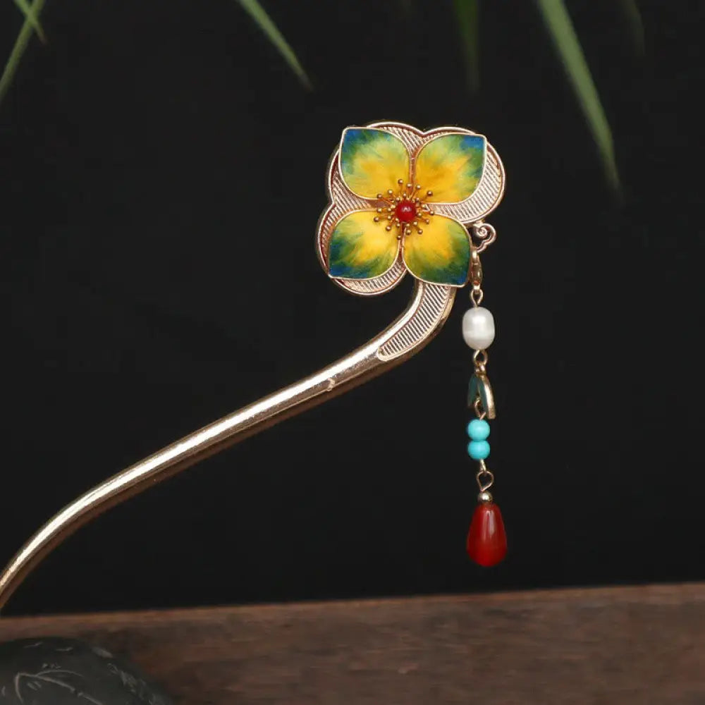 BWOOOH Red Agate Turquoise Bead Calm Confidence Velvet Fl