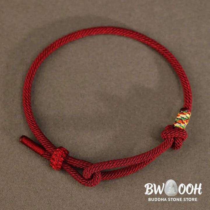 Buddha Stones Red String 925 Sterling Silver 999 Sterling Silver Coin Luck Bracelet - BWOOOH - Bracelet