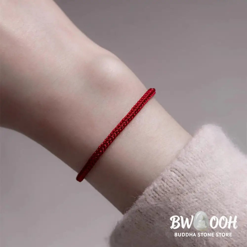 Buddha Stones Red String Jade Connection Bracelet - BWOOOH - Bracelet
