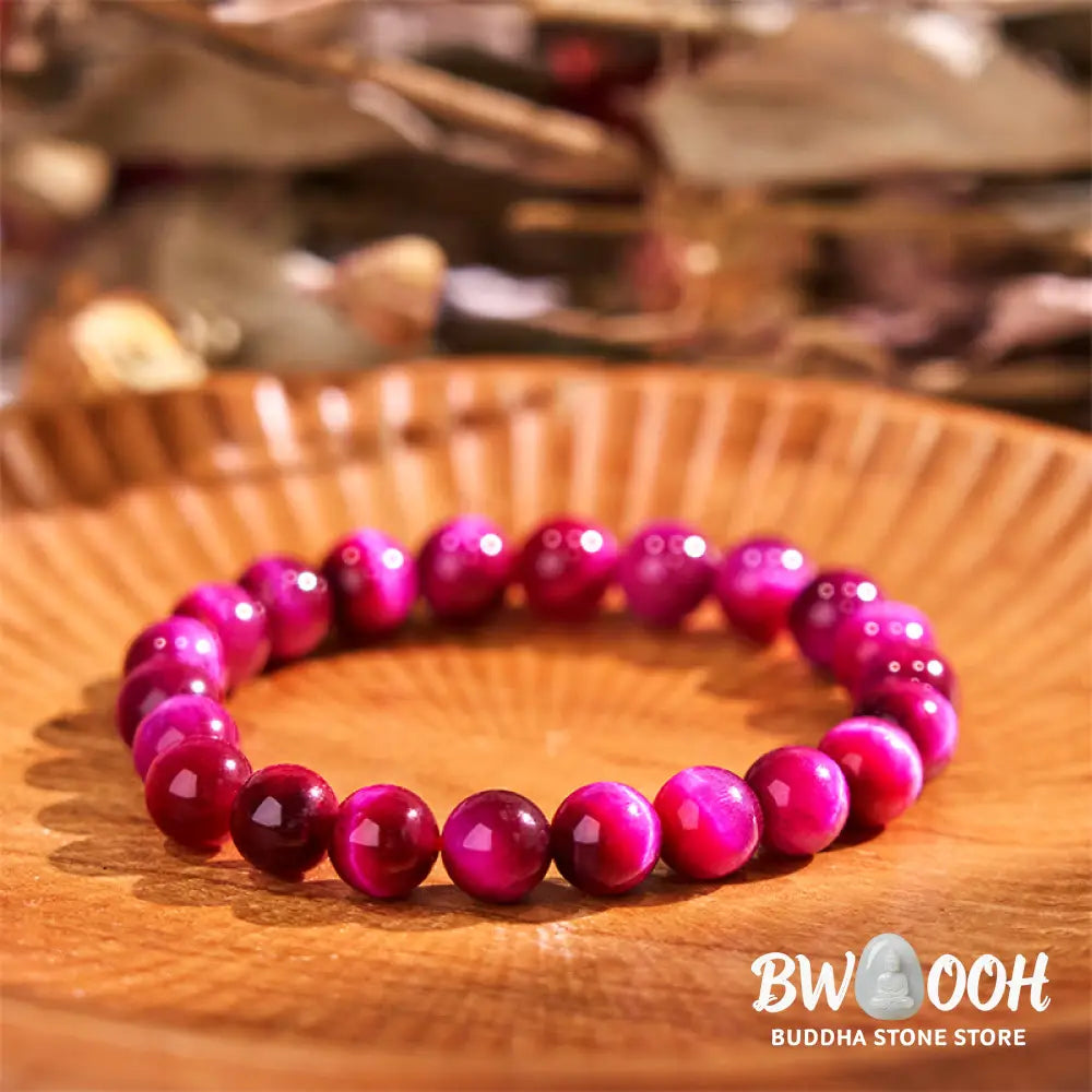 Buddha Stones Red Tiger Eye Calm Bracelet - BWOOOH - Bracelet