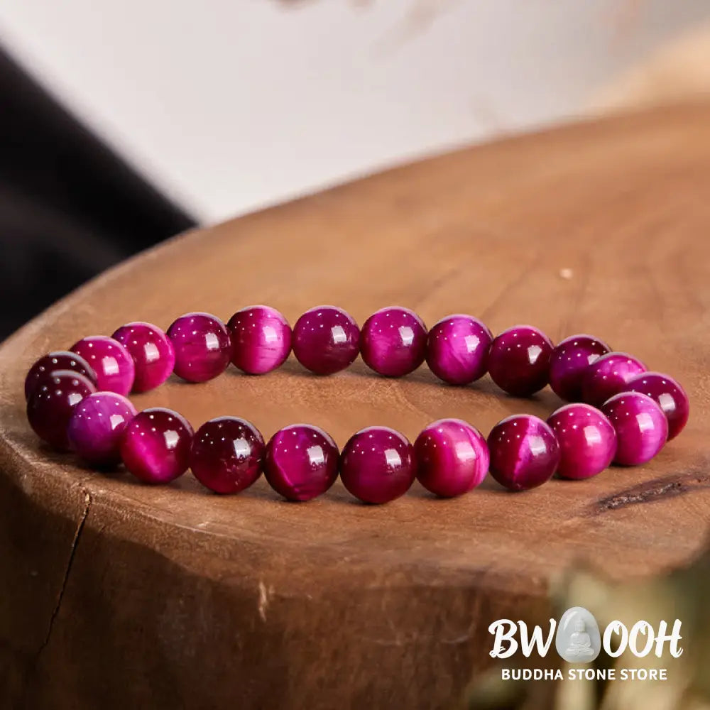Buddha Stones Red Tiger Eye Calm Bracelet - BWOOOH - Bracelet