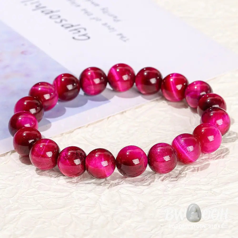 Buddha Stones Red Tiger Eye Calm Bracelet - BWOOOH - Bracelet