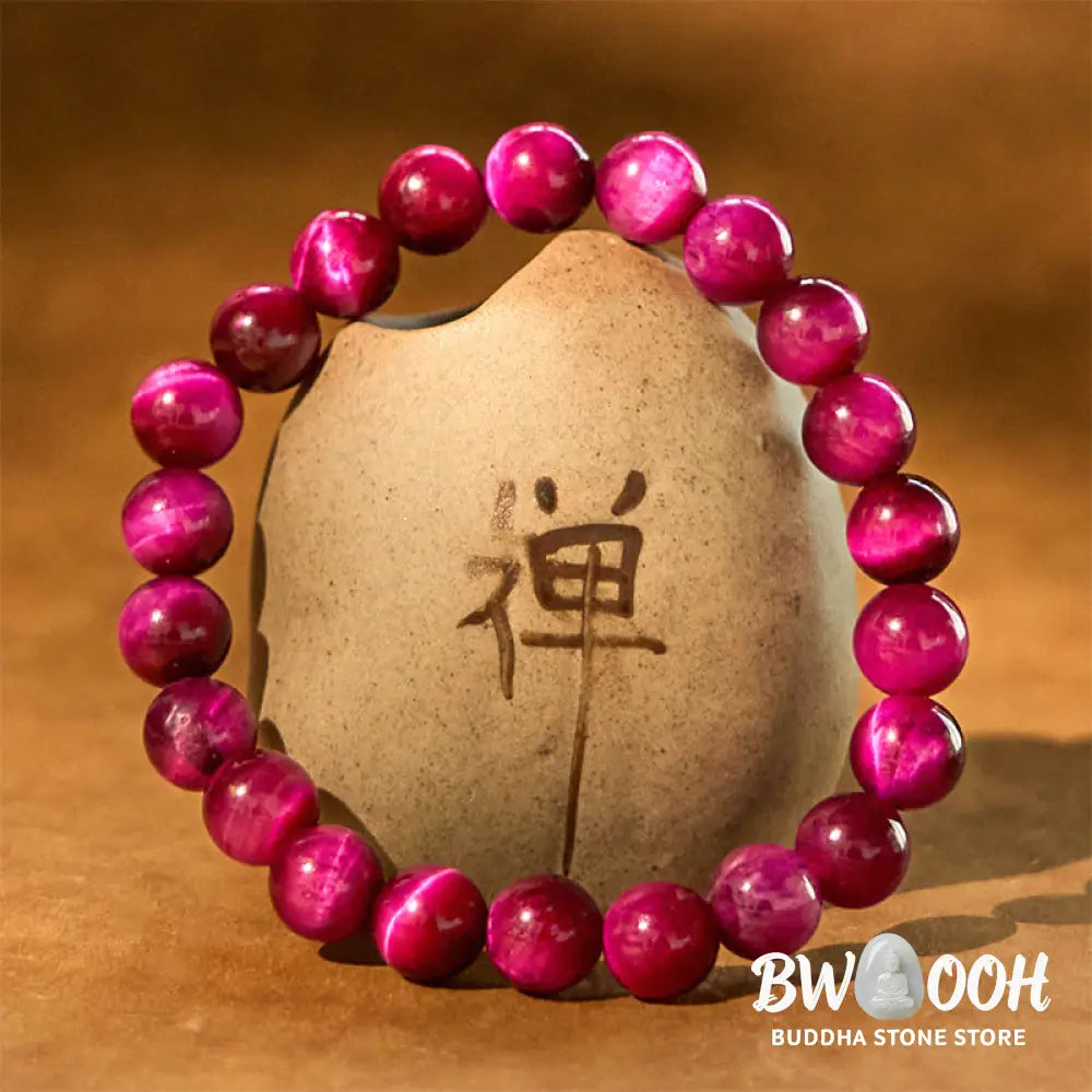 Buddha Stones Red Tiger Eye Calm Bracelet - BWOOOH - Bracelet