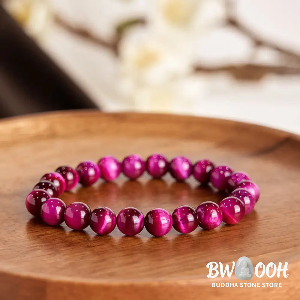 Buddha Stones Red Tiger Eye Calm Bracelet - BWOOOH - Bracelet