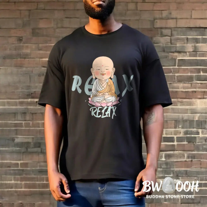 Buddha Stones RELAX Buddha Tee T-shirt - T-Shirts