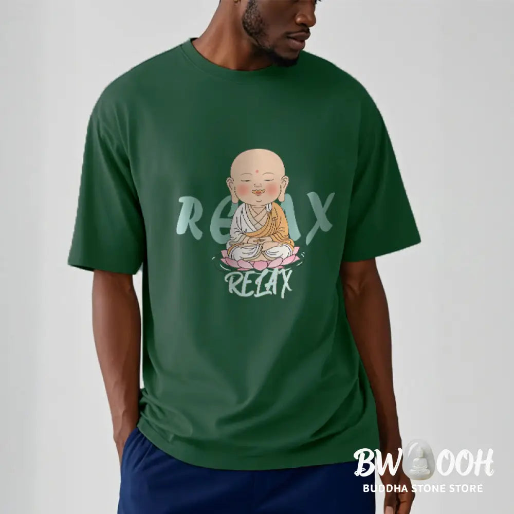 Buddha Stones RELAX Buddha Tee T-shirt - T-Shirts
