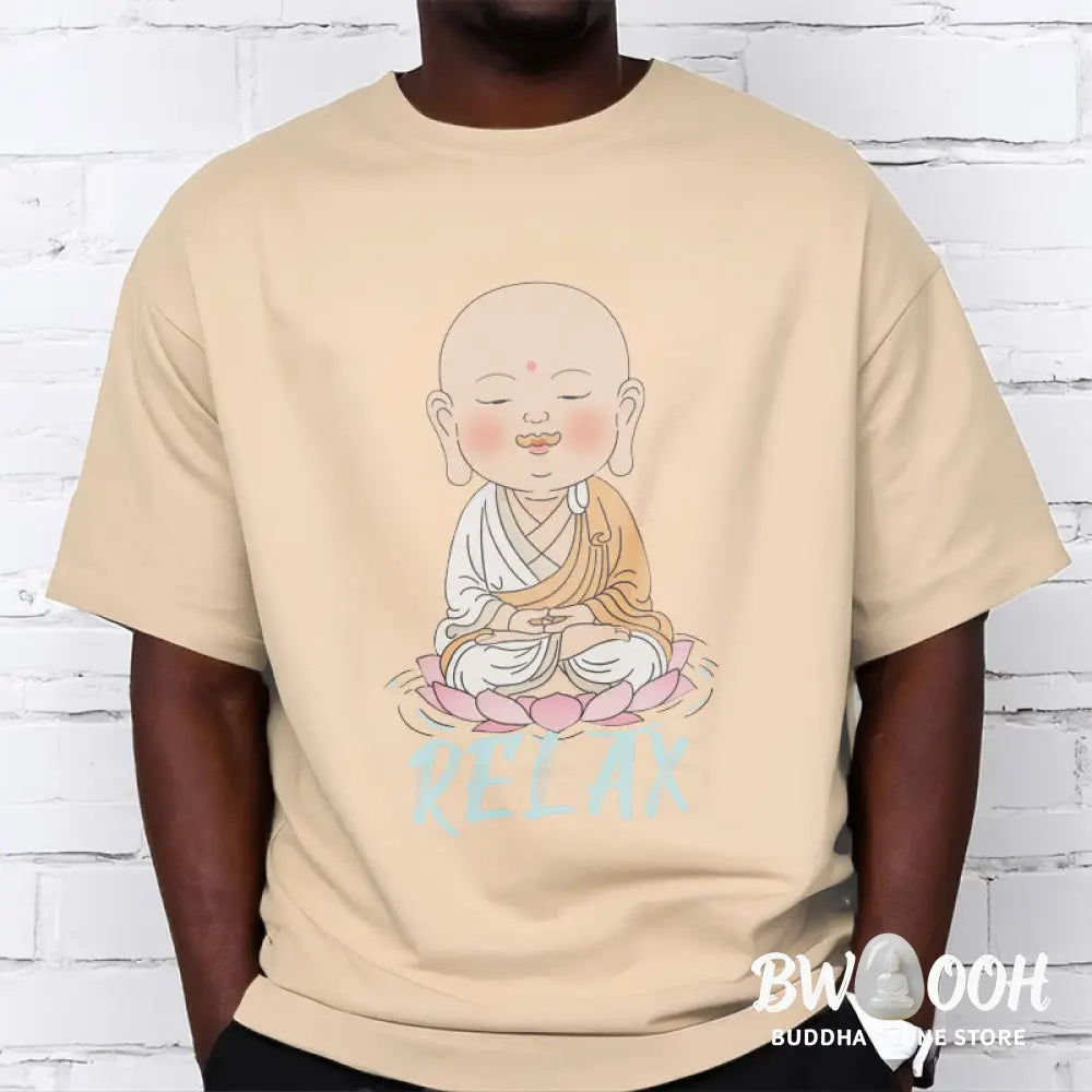 Buddha Stones RELAX Buddha Tee T-shirt - T-Shirts