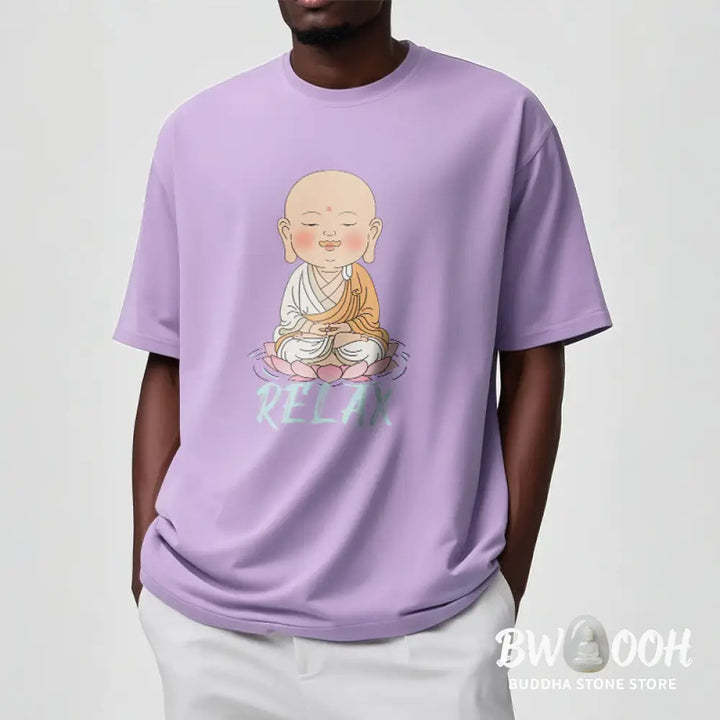 Buddha Stones RELAX Buddha Tee T-shirt - T-Shirts