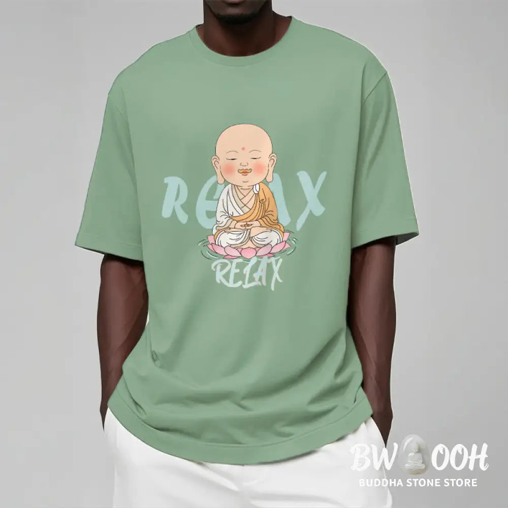 Buddha Stones RELAX Buddha Tee T-shirt - T-Shirts