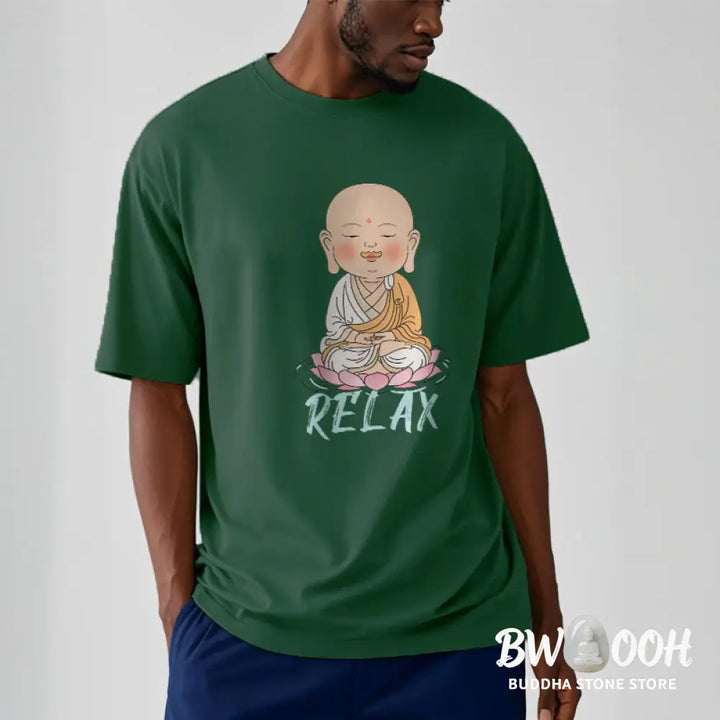 Buddha Stones RELAX Buddha Tee T-shirt - T-Shirts