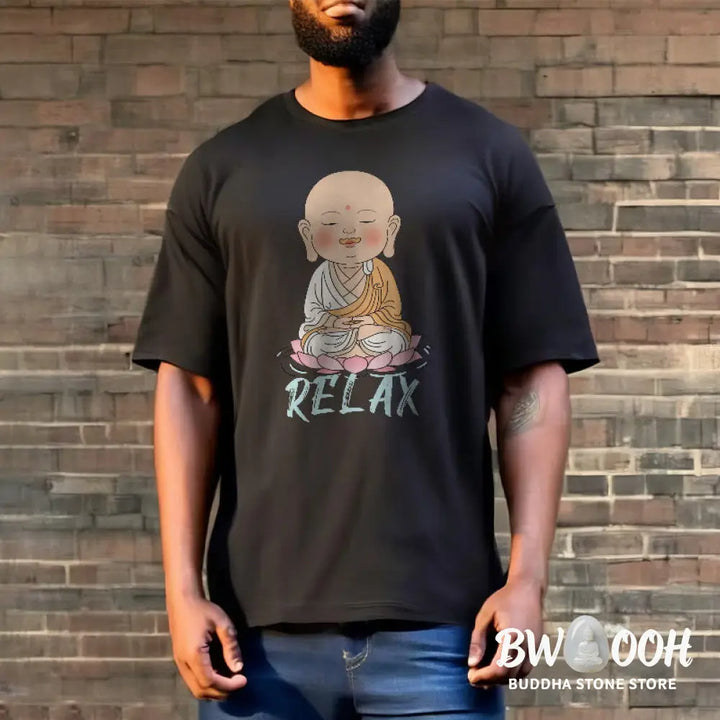 Buddha Stones RELAX Buddha Tee T-shirt - T-Shirts