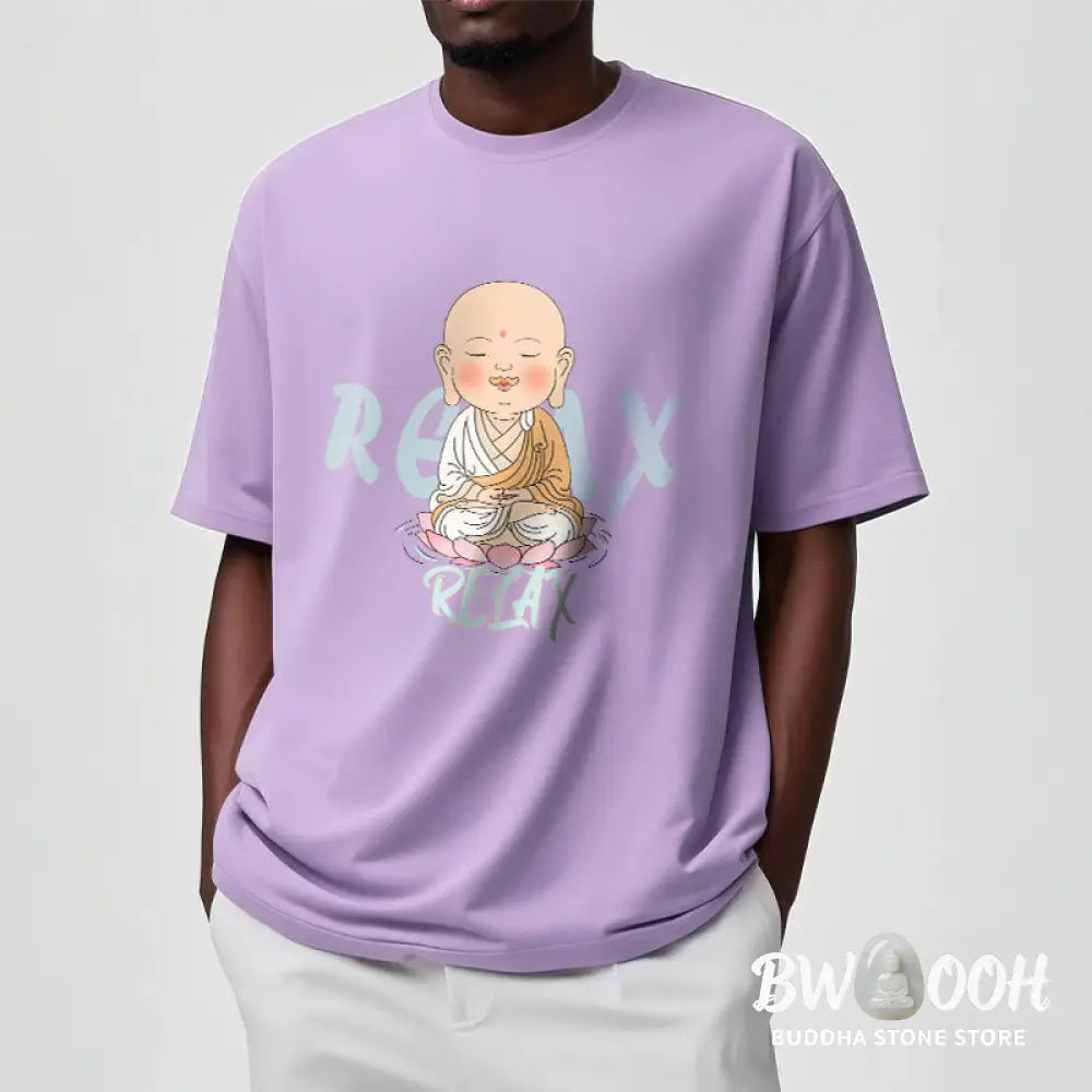 Buddha Stones RELAX Buddha Tee T-shirt - T-Shirts