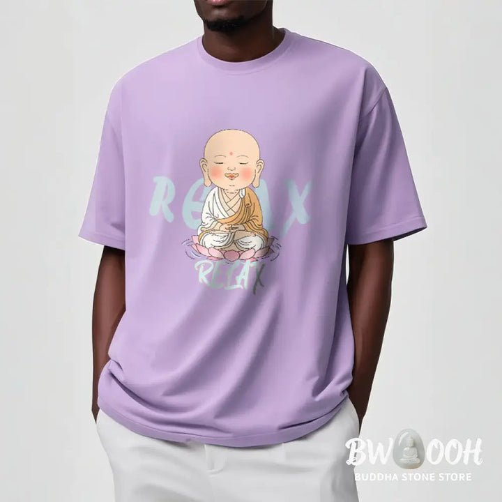 Buddha Stones RELAX Buddha Tee T-shirt - T-Shirts