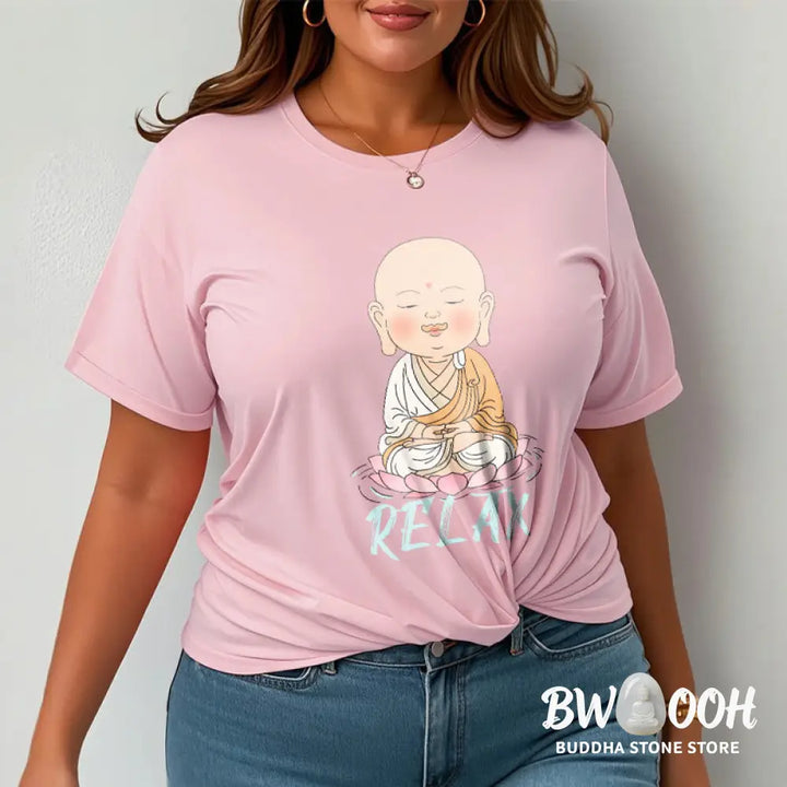 Buddha Stones RELAX Buddha Tee T-shirt - T-Shirts