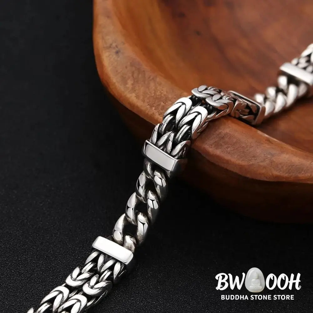 Buddha Stones Retro Chain Pattern Luck Healing Bracelet - BWOOOH - Bracelet
