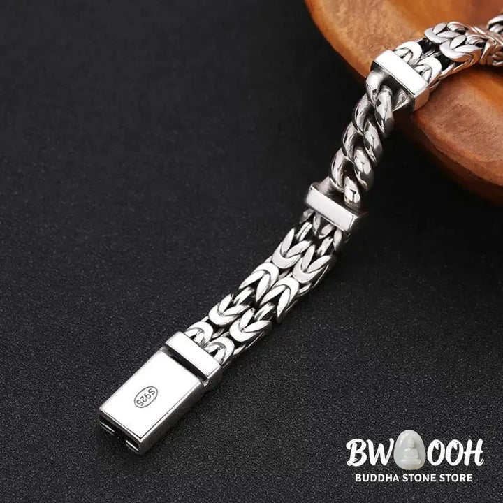 Buddha Stones Retro Chain Pattern Luck Healing Bracelet - BWOOOH - Bracelet