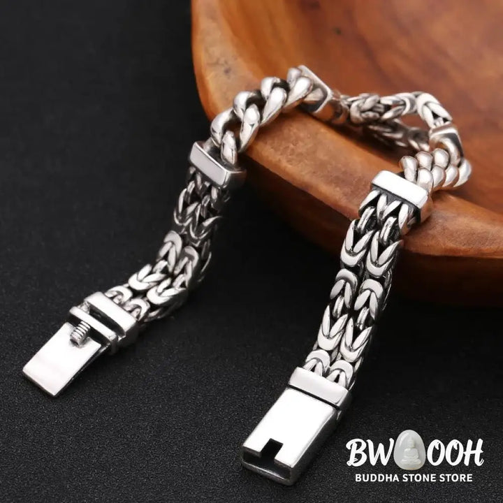 Buddha Stones Retro Chain Pattern Luck Healing Bracelet - BWOOOH - Bracelet