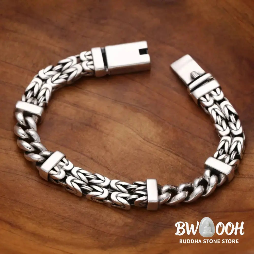 Buddha Stones Retro Chain Pattern Luck Healing Bracelet - BWOOOH - Bracelet