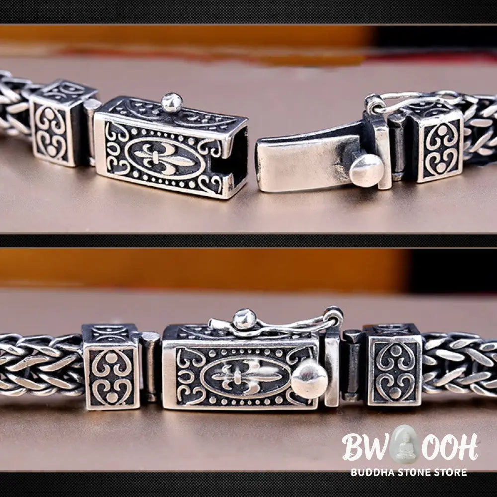 Buddha Stones Retro Dragon Keel Braided Design Balance Healing Bracelet - BWOOOH - Bracelet